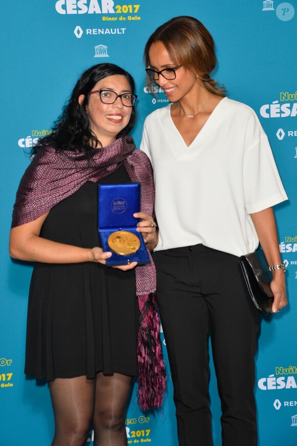 Tatiana Huezo et Sonia Rolland - Dîner de gala "Les Nuits en Or 2017" à l'Unesco organisé par l'Académie des César à Paris le 12 juin 2017. © Coadic Guirec/Bestimage