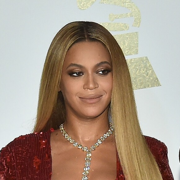 Beyoncé à la cérémonie des Grammy Awards, au Staples Center de Los Angeles, le 12 février 2017.