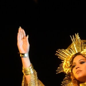 Beyoncé à la cérémonie des Grammy Awards, au Staples Center de Los Angeles, le 12 février 2017.