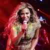 Beyoncé en concert à l'Arena O2 de Londres dans le cadre du "Mrs. Carter World Tour", le 6 mars 2014.