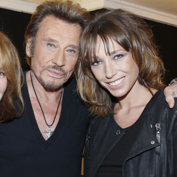 Nathalie Baye et Laura Smet - People au concert de Johnny Hallyday au POPB de Bercy a Paris - Jour 2. Le 15 juin 2013