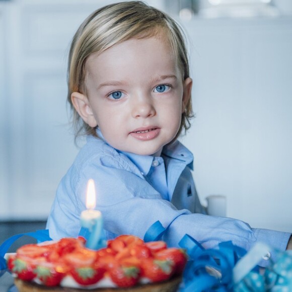 Portrait du prince Nicolas de Suède par Kate Gabor pour son 2eme anniversaire le 15 juin 2017.