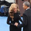 Beyonce chante pour le President Obama lors de son investiture à Washington, le 21 janvier 2013