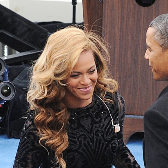 Beyonce chante pour le President Obama lors de son investiture à Washington, le 21 janvier 2013