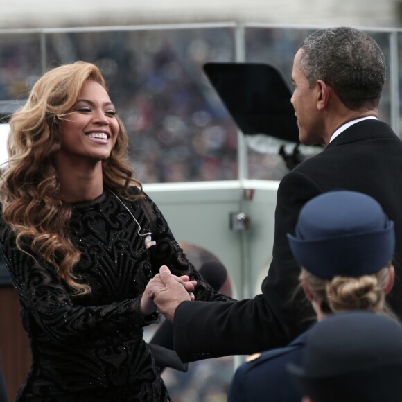 Beyonce chante pour le President Obama lors de son investiture à Washington, le 21 janvier 2013