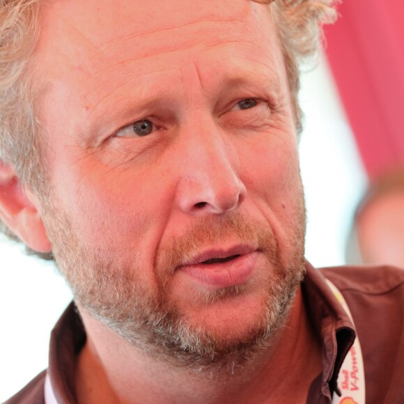 L'auteur de la bande dessinée Michel Vaillant, Philippe Graton lors des essais préliminaires des 24h du Mans, France, le 16 juin 2017. © V'Images/Bestimage