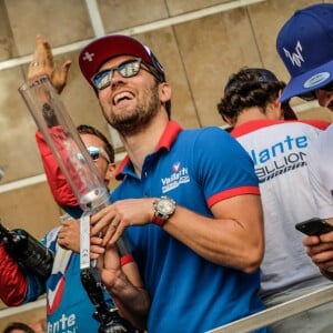 Ecurie Vaillante-Rebellion, Mathias Beche lors de la parade avant les 24h du Mans, France, le 16 juin 2017. © V'Images/Bestimage