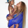 Beyoncé pose avec sa fille Blue Ivy sur Instagram le 30 mai 2017.