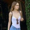 Exclusif - Lily-Rose Depp fait du shopping à West Hollywood, le 7 juin 2017.