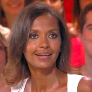 Karine Le Marchand invitée de Cyril Hanouna dans Touche pas à mon poste (C8) le 19 juin 2017 à l'occasion du lancement de la saison 12 de L'amour est dans le pré (M6).