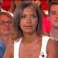 Karine Le Marchand invitée de Cyril Hanouna dans  Touche pas à mon poste  (C8) le 19 juin 2017 à l'occasion du lancement de la saison 12 de  L'amour est dans le pré  (M6).