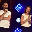 Exclusif - Vincent Dedienne et Camille Cottin - Concert caritatif "Urgence Tchétchénie" pour venir en aide à la communauté homosexuelle persécutée depuis des mois en Tchétchénie au Palace à Paris. Le concert sera retransmis sur CStar mercredi 21 juin. Le 19 juin 2017 © Giancarlo Gorassini / Bestimage