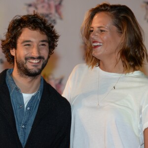 Laure Manaudou et son compagnon Jérémy Frérot - Arrivées à la 17ème cérémonie des NRJ Music Awards 2015 au Palais des Festivals à Cannes, le 7 novembre 2015.