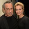 Thierry Ardisson et sa femme Audrey Crespo-Mara - Anniversaire de Jacques Sanchez au restaurant Nolita à Paris le 29 mai 2016. © Veeren/Bestimage