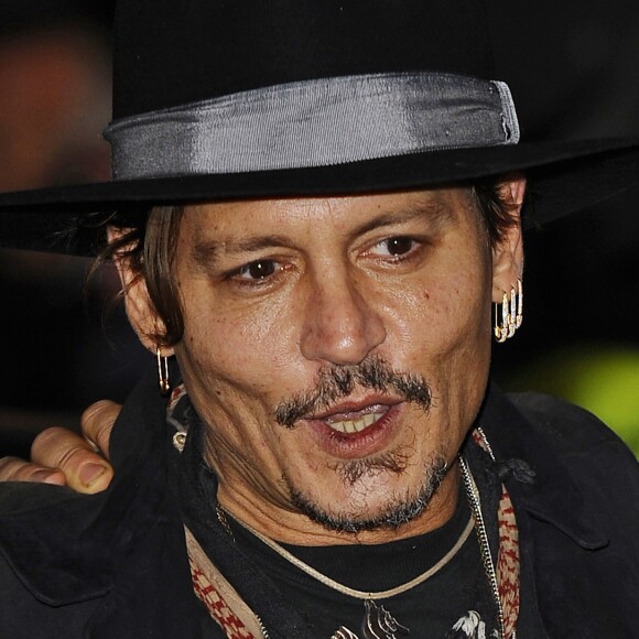Johnny Depp lors du festival de Glastonbury le 22 juin 2017.