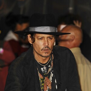 Johnny Depp lors du festival de Glastonbury à Worthy Farm le 22 juin 2017.