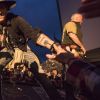 Johnny Depp lors de la projection du film The Libertine au Glastonbury Festival à Worthy Farm, Somerset, le 22 juin 2017.
