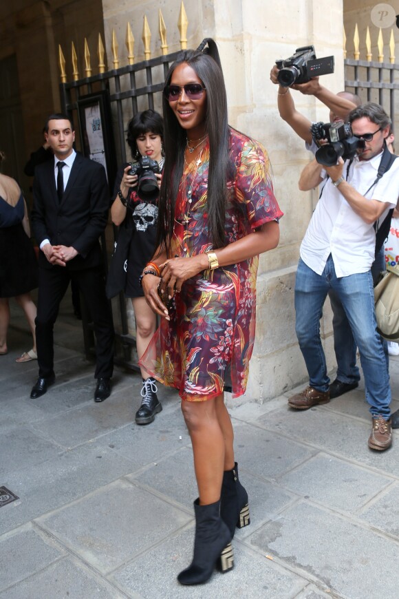 Naomi Campbell - Arrivées au défilé de mode Louis Vuitton Hommes printemps-été 2018 au Palais Royal à Paris, le 22 juin 2017. © CVS/Veeren/Bestimage