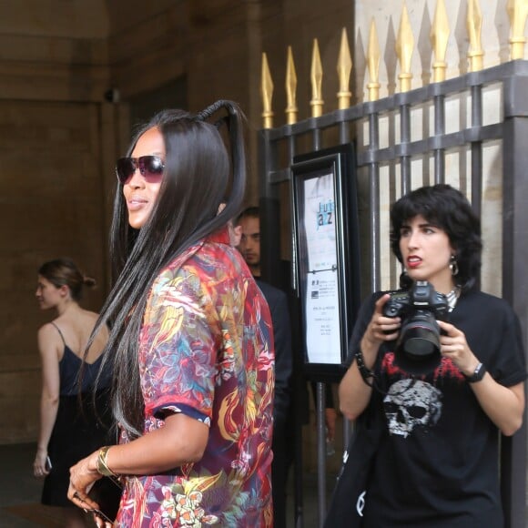 Naomi Campbell - Arrivées au défilé de mode Louis Vuitton Hommes printemps-été 2018 au Palais Royal à Paris, le 22 juin 2017. © CVS/Veeren/Bestimage