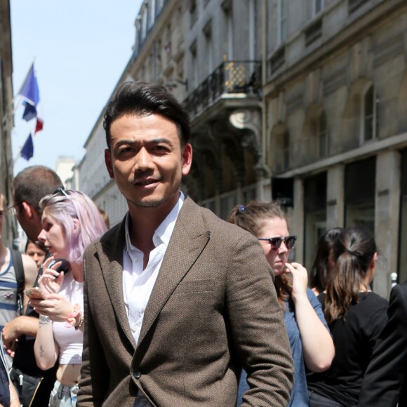 Yang Shuo - Arrivées au défilé de mode Louis Vuitton Hommes printemps-été 2018 au Palais Royal à Paris, le 22 juin 2017. © CVS/Veeren/Bestimage