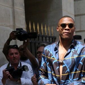 Russell Westbrook - Arrivées au défilé de mode Louis Vuitton Hommes printemps-été 2018 au Palais Royal à Paris, le 22 juin 2017. © CVS/Veeren/Bestimage