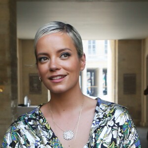 Lily Allen - Sorties du défilé de mode Louis Vuitton Hommes printemps-été 2018 au Palais Royal à Paris, le 22 juin 2017. © CVS/Veeren/Bestimage