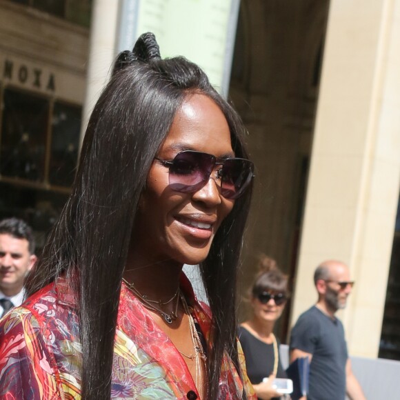 Naomi Campbell - Sorties du défilé de mode Louis Vuitton Hommes printemps-été 2018 au Palais Royal à Paris, le 22 juin 2017. © CVS/Veeren/Bestimage