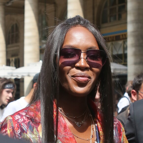 Naomi Campbell - Sorties du défilé de mode Louis Vuitton Hommes printemps-été 2018 au Palais Royal à Paris, le 22 juin 2017. © CVS/Veeren/Bestimage
