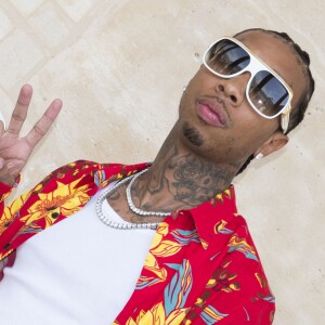 Le rappeur Tyga - People au photocall du défilé de mode Louis Vuitton Hommes printemps-été 2018 au Palais Royal à Paris, le 22 juin 2017. © Olivier Borde/Bestimage