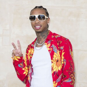 Le rappeur Tyga - People au photocall du défilé de mode Louis Vuitton Hommes printemps-été 2018 au Palais Royal à Paris, le 22 juin 2017. © Olivier Borde/Bestimage