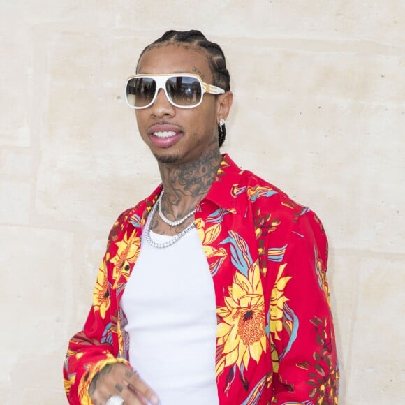 Le rappeur Tyga - People au photocall du défilé de mode Louis Vuitton Hommes printemps-été 2018 au Palais Royal à Paris, le 22 juin 2017. © Olivier Borde/Bestimage