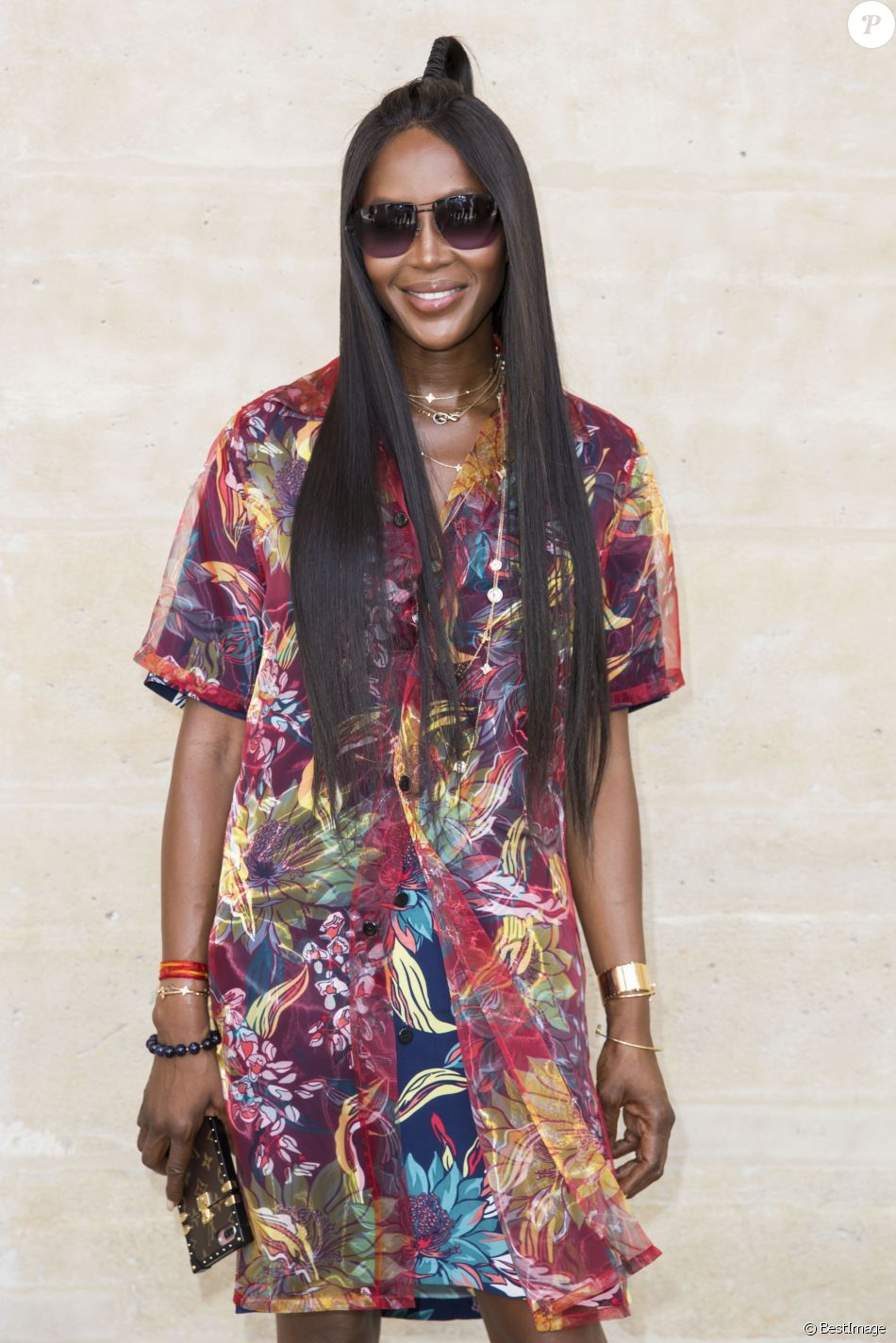 Naomi Campbell - People au photocall du défilé de mode Louis Vuitton Hommes printemps-été 2018 au Palais Royal à Paris, le 22 juin 2017. © Olivier Borde/Bestimage