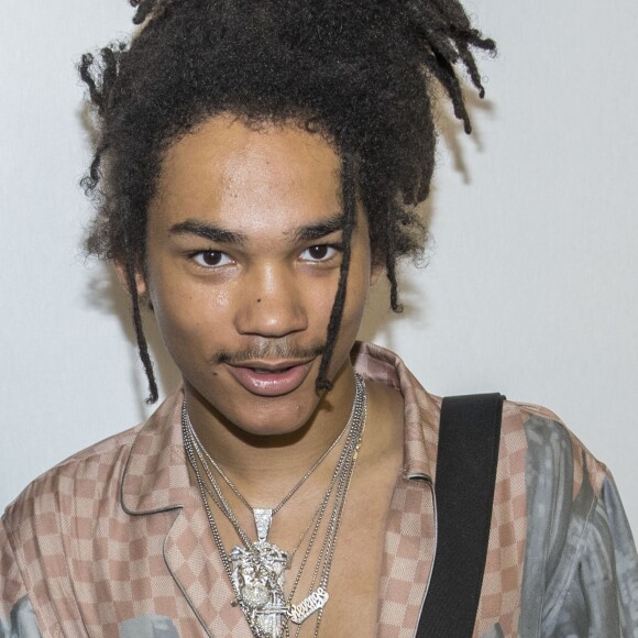 Luka Sabbat - Backstage du défilé de mode Louis Vuitton Hommes printemps-été 2018 au Palais Royal à Paris. Le 22 juin 2017. © Olivier Borde / Bestimage