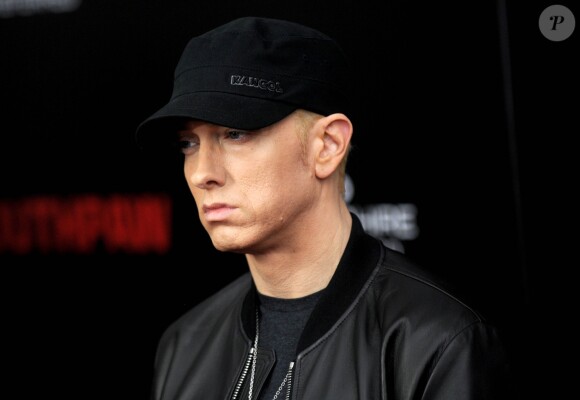 Eminem lors de l'avant-première du film Southpaw à New York le 20 juillet 2015