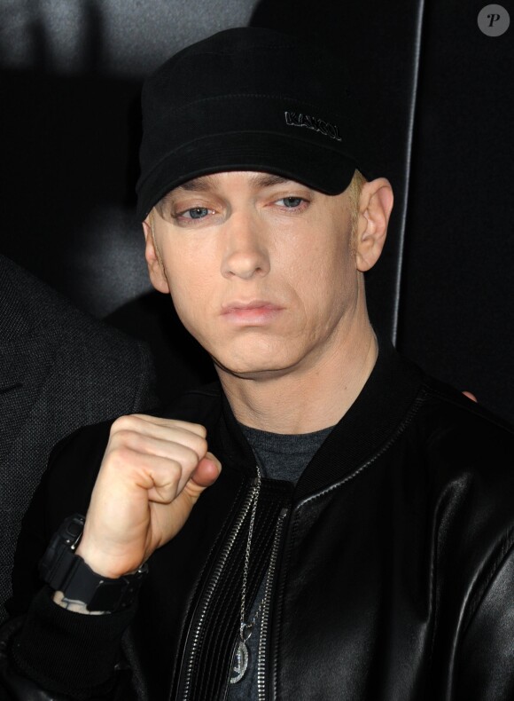 Eminem lors de l'avant-première du film Southpaw à New York le 20 juillet 2015