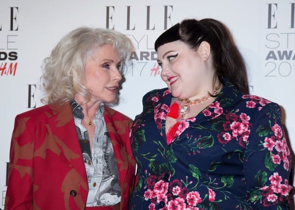Debbie Harry et Beth Ditto - Tapis rouge de la cérémonie Elle Style Awards 2017 au One Mayfair à Londres, le 13 février 2017