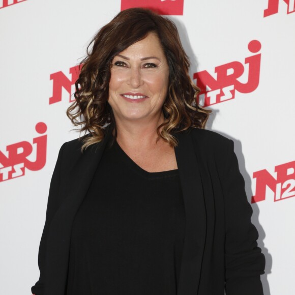 Evelyne Thomas au photocall de la conférence de rentrée du pôle Tv de NRJ Group à la brasserie Polpo à Levallois Perret le 28 juin 2017. © Veeren / Bestimage