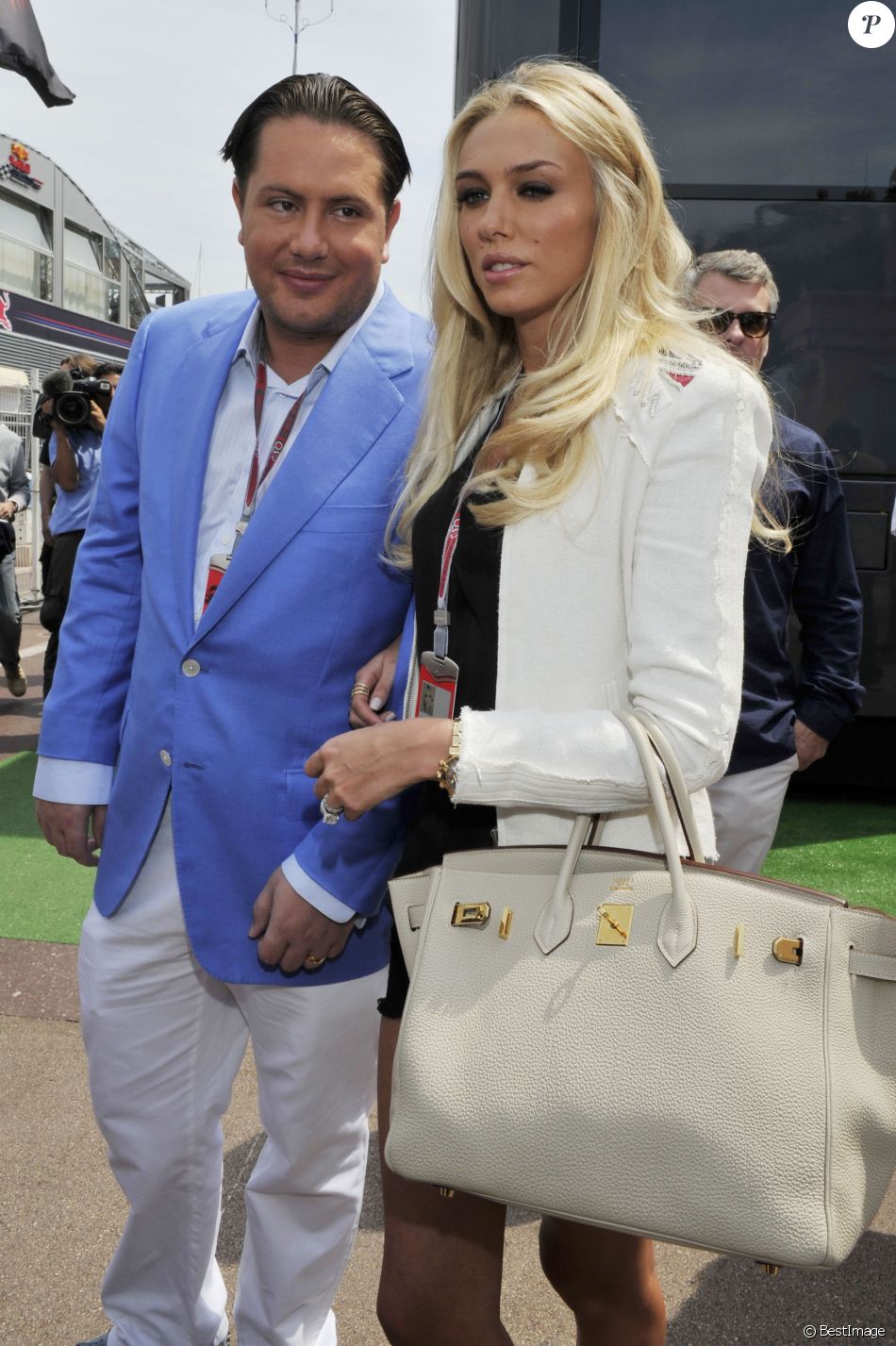  Petra  Ecclestone et son mari  James Stunt au Grand Prix de 