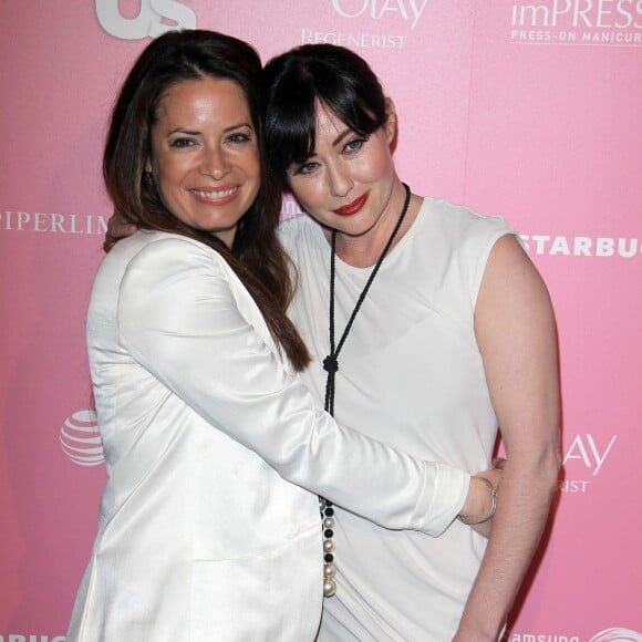 Shannen Doherty, Holly Marie Combs à une soirée à Hollywood le 18 avril 2012