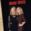 Léa Seydoux et sa soeur Camille - Arrivées au défilé de mode "Miu Miu", collection prêt-à-porter printemps-été 2015, à Paris. Le 1er octobre 2014