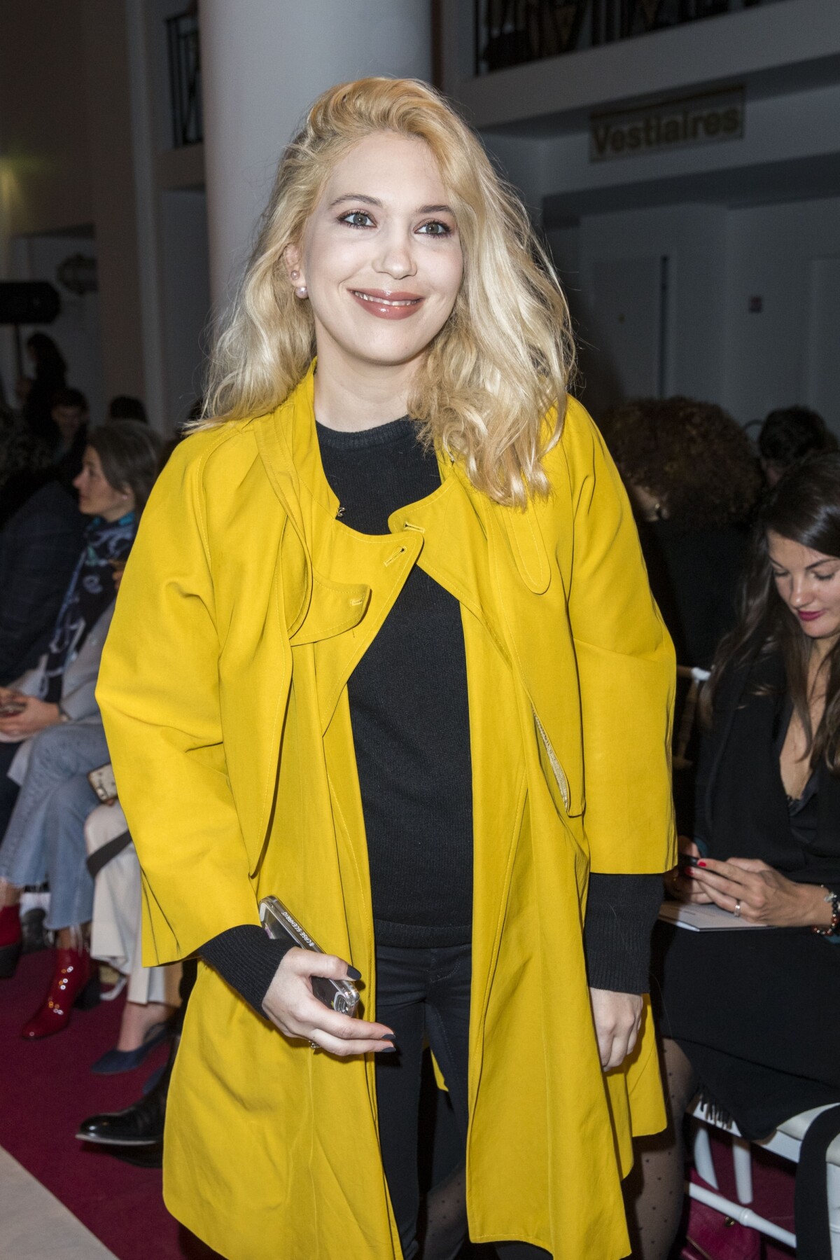 Camille Seydoux Pregnant Attending Alexis Mabille Editorial Stock