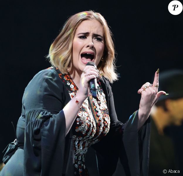 Adele en concert le 25 juin 2016.
