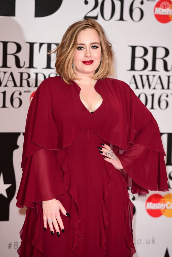 Adele aux BRIT Awards, le 11 mars 2017