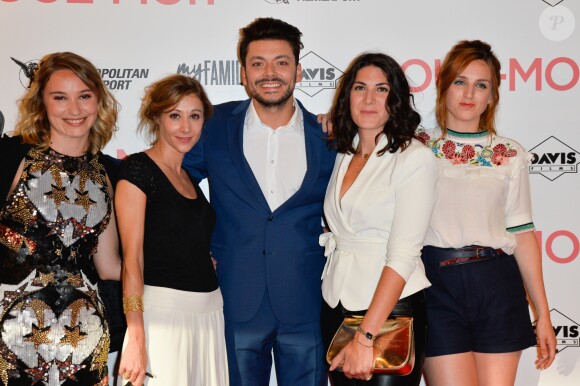 Déborah François, Virginie Schwartz, Kev Adams, Coline Assous et Alison Wheeler - Avant-première du film "Loue-Moi!" au cinéma Gaumont-Opéra à Paris, France, le 3 juillet 2017. © Coadic Guirec/Bestimage