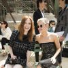 Julianne Moore et Cara Delevingne - Défilé de mode "Chanel", collection Haute Couture automne-hiver 2017/2018, au Grand Palais à Paris. Le 4 juillet 2017. © Olivier Borde/Bestimage