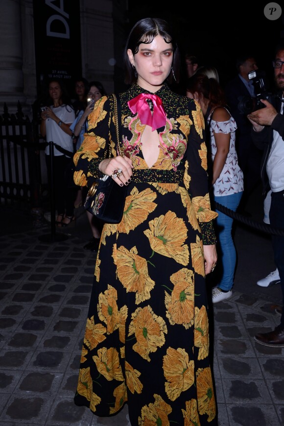 Soko - Soirée de la Vogue Paris Foundation, en marge de la Fashion Week Haute Couture. Pallais Galliera à Paris, le 4 juillet 2017.