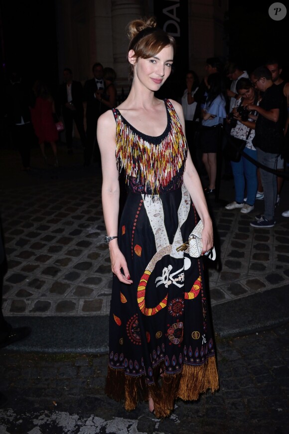 Louise Bourgoin - Soirée de la Vogue Paris Foundation, en marge de la Fashion Week Haute Couture. Pallais Galliera à Paris, le 4 juillet 2017.