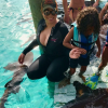 Mariah Carey et ses enfants ont nagé avec les requins - Photo publiée sur Instagram le 4 juillet 2017