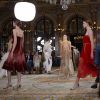 Défilé de mode Lanyu, collection Couture automne-hiver 2017/2018 à l'hôtel Intercontinental à Paris, le 5 juillet 2017. © Denis Guignebourg / Bestimage