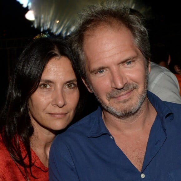 Christopher Thompson et sa femme Géraldine Pailhas - Soirée de la "Summer Party 2016" au Byblos à Saint Tropez le 20 juillet 2016. © Rachid Bellak / Bestimage Exclusive